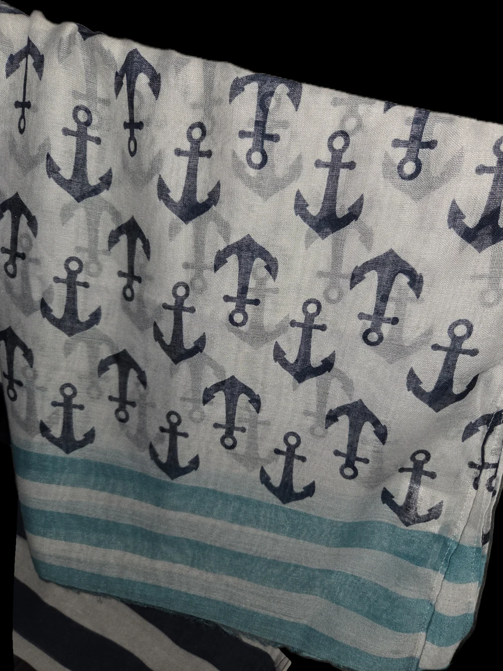 Nautical Boat Anchor Scarf